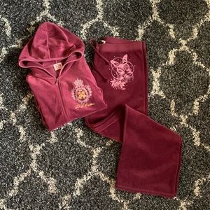 Woman’s Juicy Couture Velour Sweatsuit